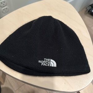 The North Face Unisex black Knit Beanie Hat One Size